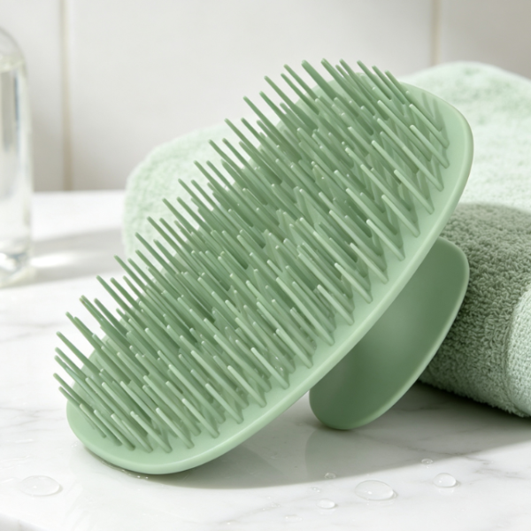Scalp Cleansing And Massage Brush, For Wet Or Dry Use