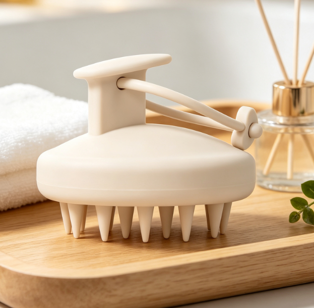 Silicone Shampoo Brush, For Wet Or Dry Use - Image 2