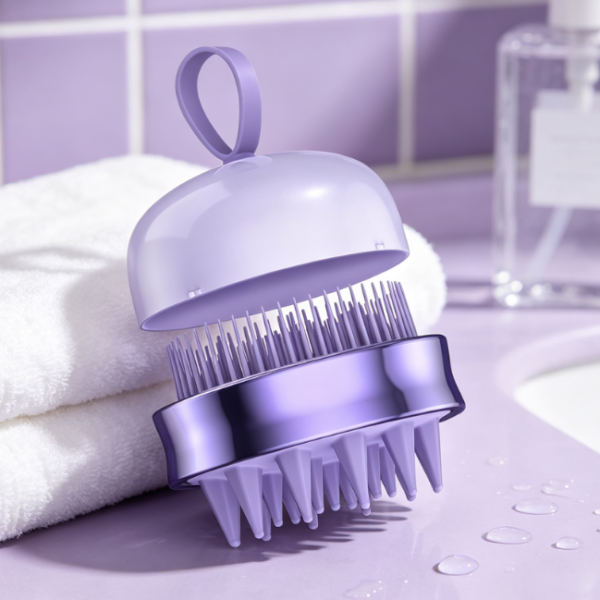 2-In-1 Scalp Massage Brush For Shampooing And Cleansing