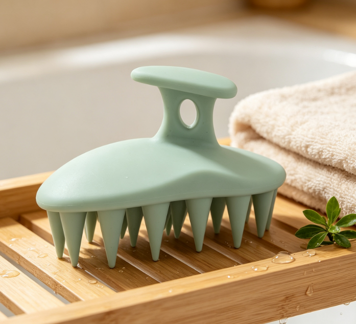 Bpa-Free Silicone Scalp Exfoliating Brush - Image 2