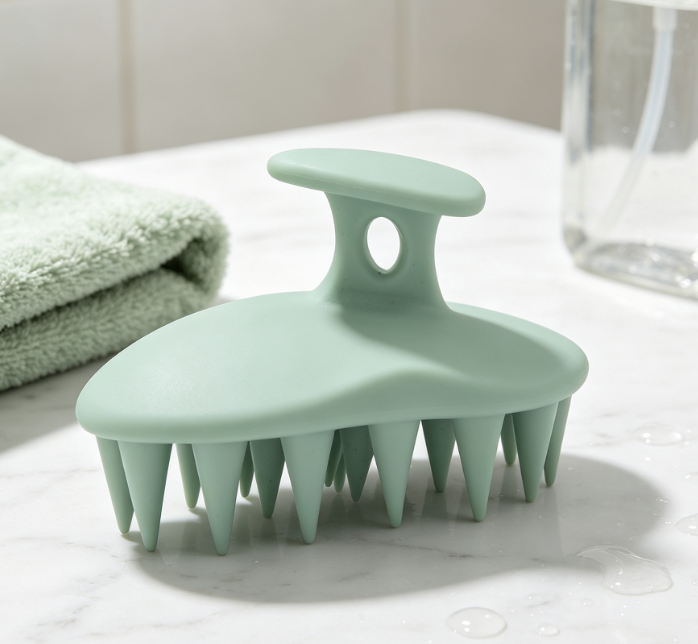 Bpa-Free Silicone Scalp Exfoliating Brush