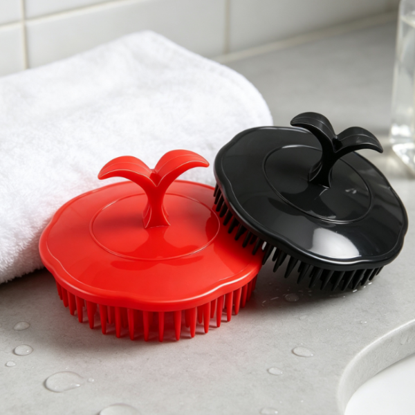 4-Piece Scalp Massage Brush Set, For Wet Or Dry Use