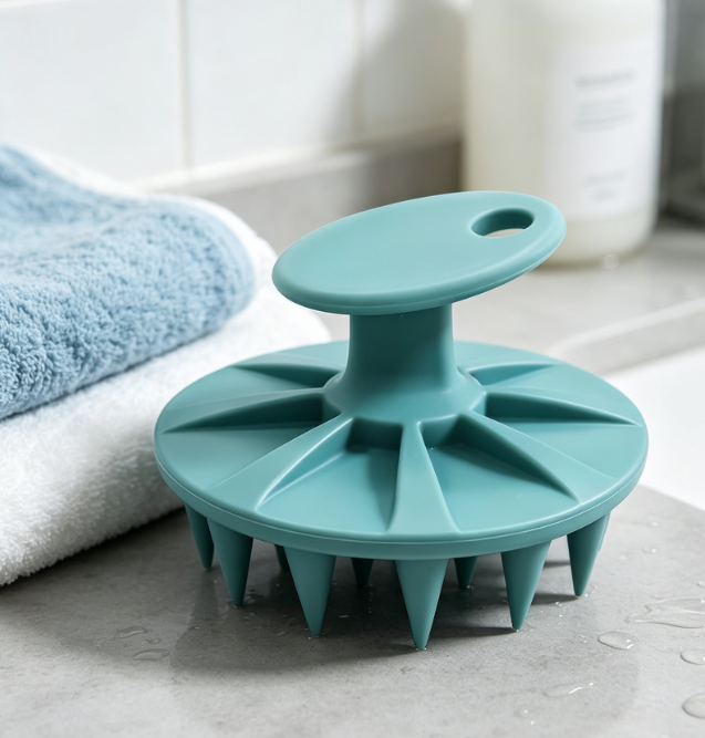 Portable Scalp Massage Brush, A Shampooing Aid