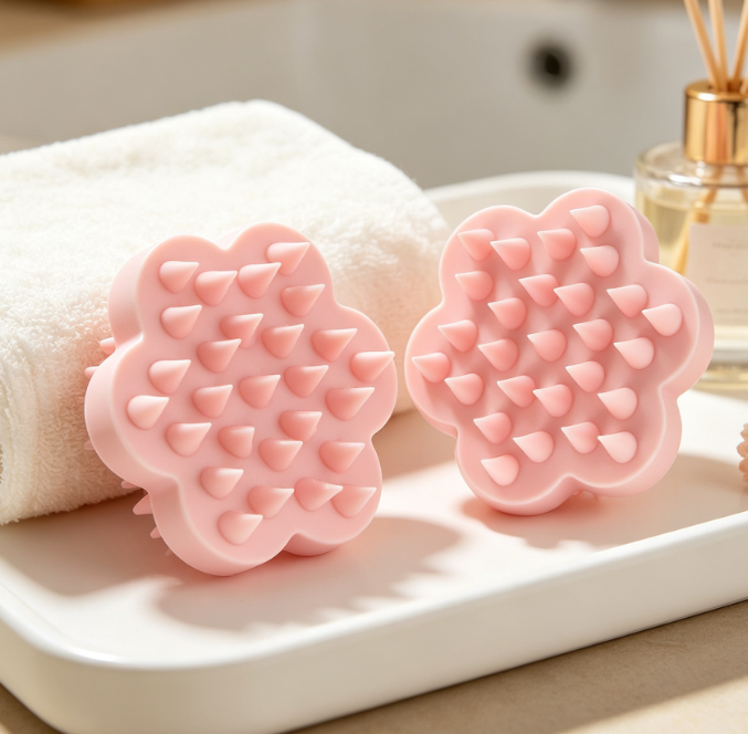 Silicone Scalp Cleansing Brush, Dual-Use For Bathing And Massage - Image 2