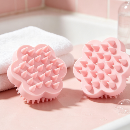 Silicone Scalp Cleansing Brush, Dual-Use For Bathing And Massage