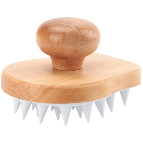 Wooden-Handle Scalp Massage Brush