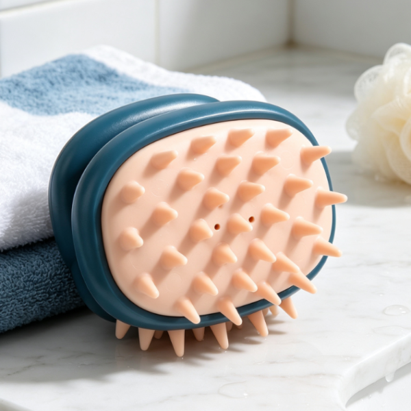 Silicone Scalp Exfoliating Brush, A Hair Care Essential
