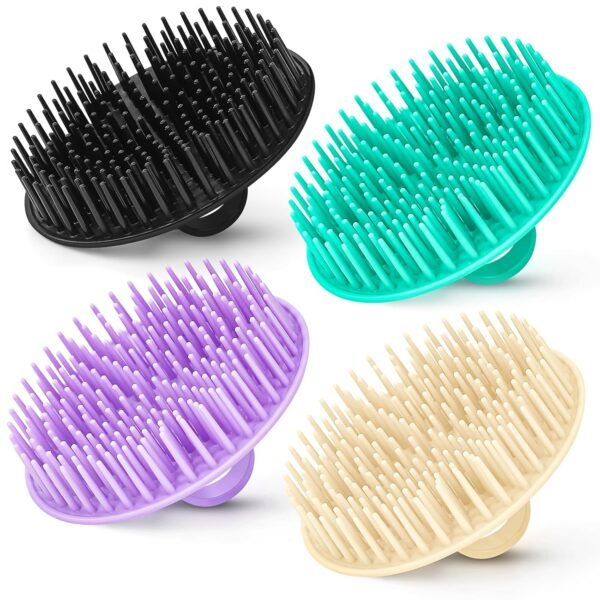 4-Piece Scalp Massage And Cleansing Brush Set