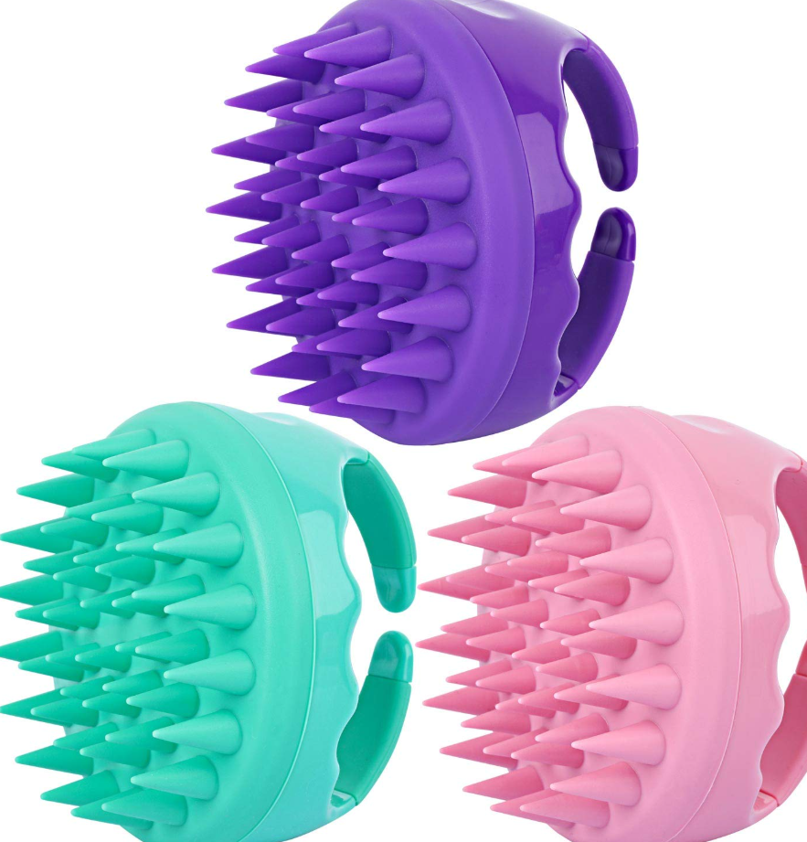 3-Piece Scalp Cleansing Brush Set, Designed For The Shower - Image 2